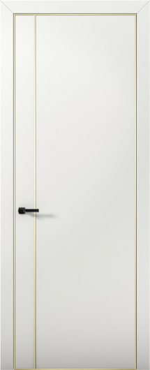 Межкомнатная дверь с экошпоном Aurum Doors Палладий Pd 10 Милк Gold Edition — фото 1