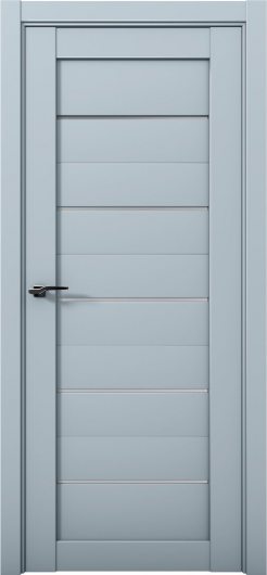 Межкомнатная дверь с экошпоном Aurum Doors Кобальт Co 1 Deep Blue Сатинат — фото 1
