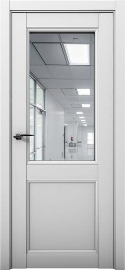Межкомнатная дверь с экошпоном Aurum Doors Кобальт Co 33 Манхэттен Зеркало — фото 1