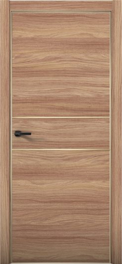 Межкомнатная дверь с экошпоном Aurum Doors Плутоний Pu 3 Дуб Натуральный Gold Edition — фото 1