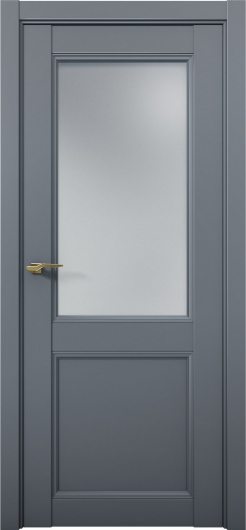 Межкомнатная дверь с экошпоном Aurum Doors Кобальт Co 33 Антрацит Сатинат — фото 1