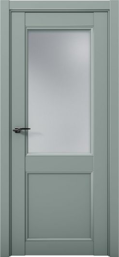 Межкомнатная дверь с экошпоном Aurum Doors Кобальт Co 33 Deep Green Сатинат — фото 1