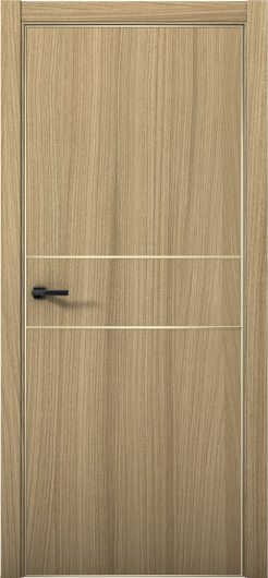Межкомнатная дверь с экошпоном Aurum Doors Плутоний Pu 3 Дуб Светлый Gold Edition — фото 1