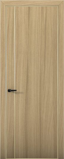 Межкомнатная дверь с экошпоном Aurum Doors Плутоний Pu 10 Дуб Светлый Gold Edition — фото 1