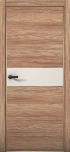 Межкомнатная дверь с экошпоном Aurum Doors Плутоний Pu 5 Дуб Натуральный Gold Edition Магнолия — фото 1