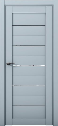 Межкомнатная дверь с экошпоном Aurum Doors Кобальт Co 1 Deep Blue Зеркало — фото 1