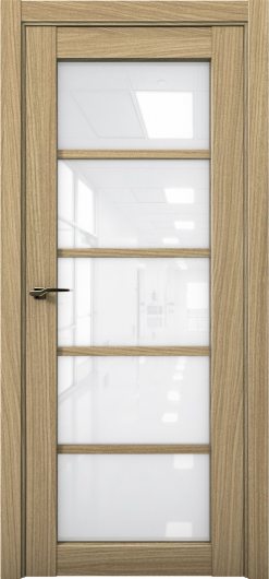 Межкомнатная дверь с экошпоном Aurum Doors Кобальт Co 23 Дуб Светлый Белый лакобель — фото 1