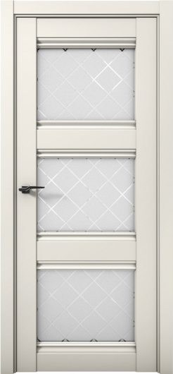 Межкомнатная дверь с экошпоном Aurum Doors Кобальт Co 24 Магнолия Стекло Ромб — фото 1