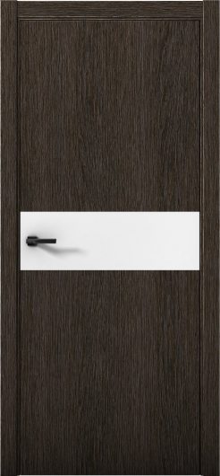 Межкомнатная дверь с экошпоном Aurum Doors Плутоний Pu 5 Дуб Темный Кромка ABC Аляска — фото 1
