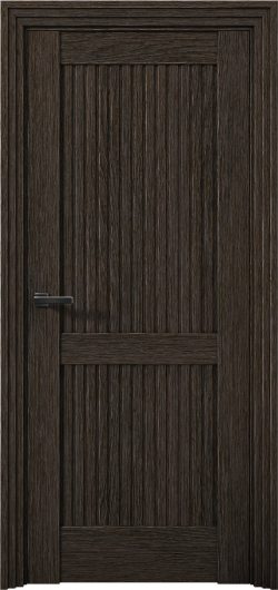 Межкомнатная дверь с экошпоном Aurum Doors Никель Ni 2 Дуб Темный — фото 1