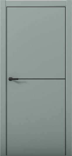 Межкомнатная дверь с экошпоном Aurum Doors Паладий Pd 2 Deep Green Black Edition — фото 1