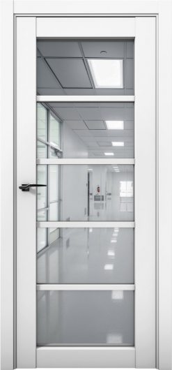 Межкомнатная дверь с экошпоном Aurum Doors Кобальт Co 23 Аляска Зеркало — фото 1