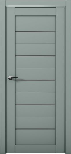 Межкомнатная дверь с экошпоном Aurum Doors Кобальт Co 1 Deep Green Графит — фото 1