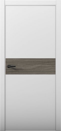 Межкомнатная дверь с экошпоном Aurum Doors Паладий Pd 5 Манхэттен Кромка ABC Дуб Миндаль — фото 1
