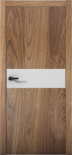 Межкомнатная дверь с экошпоном Aurum Doors Плутоний Pu 5 Орех Пекан Кромка ABC Манхэттен — фото 1