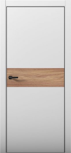 Межкомнатная дверь с экошпоном Aurum Doors Паладий Pd 5 Манхэттен Black Edition Дуб Натуральный — фото 1