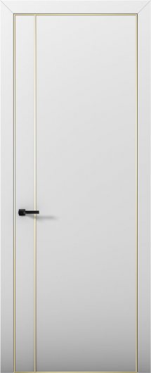 Межкомнатная дверь с экошпоном Aurum Doors Палладий Pd 10 Манхэттен Gold Edition — фото 1