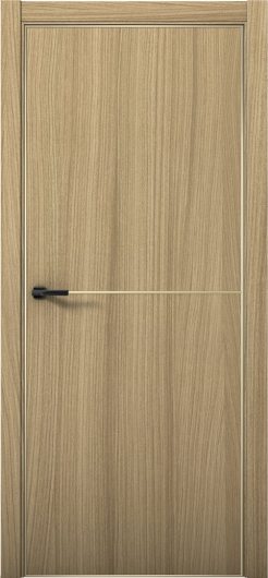 Межкомнатная дверь с экошпоном Aurum Doors Плутоний Pu 2 Дуб Светлый Gold Edition — фото 1