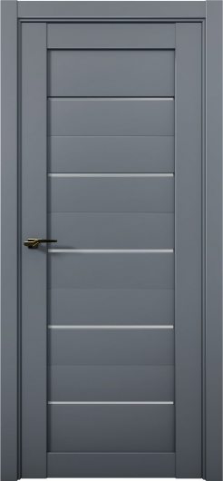 Межкомнатная дверь с экошпоном Aurum Doors Кобальт Co 1 Антрацит Сатинат — фото 1