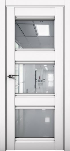 Межкомнатная дверь с экошпоном Aurum Doors Кобальт Co 24 Аляска Зеркало — фото 1