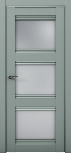 Межкомнатная дверь с экошпоном Aurum Doors Кобальт Co 24 Deep Green Сатинат — фото 1