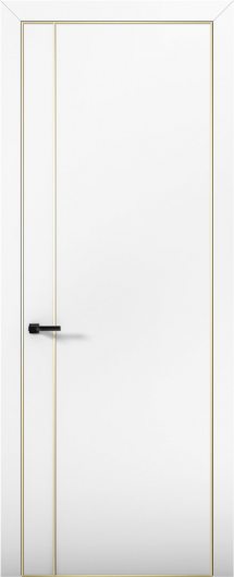 Межкомнатная дверь с экошпоном Aurum Doors Палладий Pd 10 Аляска Gold Edition — фото 1