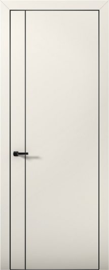 Межкомнатная дверь с экошпоном Aurum Doors Палладий Pd 10 Магнолия Black Edition — фото 1