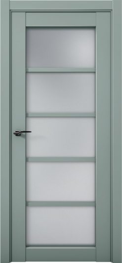 Межкомнатная дверь с экошпоном Aurum Doors Кобальт Co 23 Deep Green Сатинат — фото 1