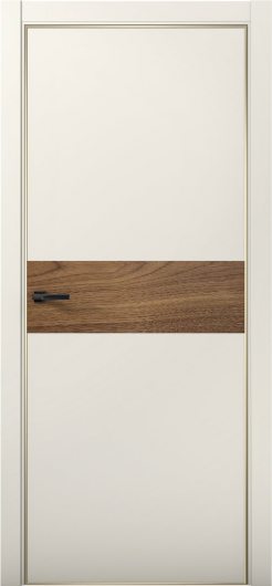 Межкомнатная дверь с экошпоном Aurum Doors Паладий Pd 5 Магнолия Gold Edition Орех Пекан — фото 1
