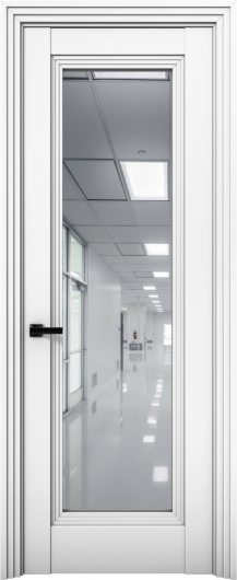 Межкомнатная дверь с экошпоном Aurum Doors Кобальт Co 38 Аляска Зеркало — фото 1