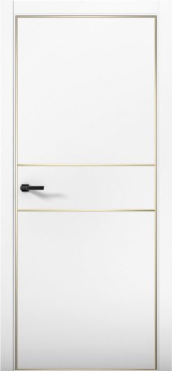 Межкомнатная дверь с экошпоном Aurum Doors Паладий Pd 3 Аляска Gold Edition — фото 1