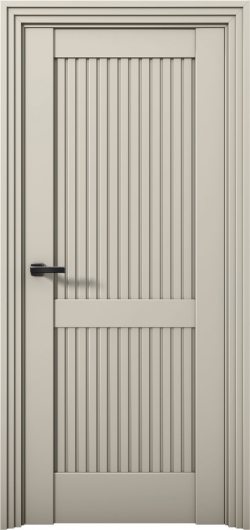 Межкомнатная дверь с экошпоном Aurum Doors Никель Ni 2 Силк грей — фото 1