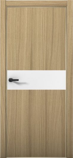 Межкомнатная дверь с экошпоном Aurum Doors Плутоний Pu 5 Дуб Светлый Gold Edition Аляска — фото 1