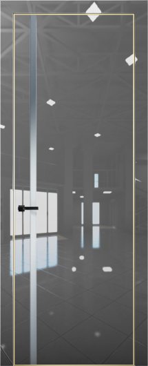 Межкомнатная дверь с экошпоном Aurum Doors Платина Pt 8 Crystall Gray Gold Edition Сильвер грей — фото 1