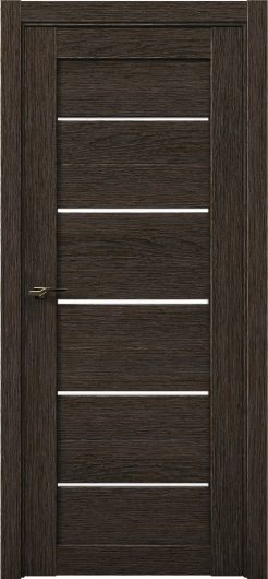 Межкомнатная дверь с экошпоном Aurum Doors Кобальт Co 1 Дуб Темный Белый лакобель — фото 1