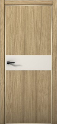 Межкомнатная дверь с экошпоном Aurum Doors Плутоний Pu 5 Дуб Светлый Gold Edition Магнолия — фото 1