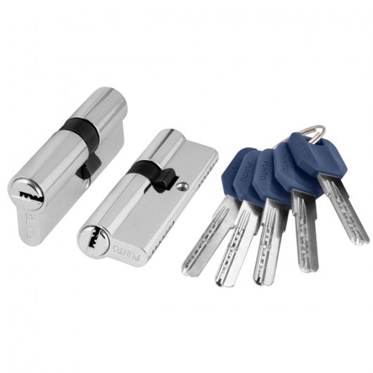 Цилиндровый механизм (Z400/80) Z4000Key80(35+10+35) CP хром  — фото 1