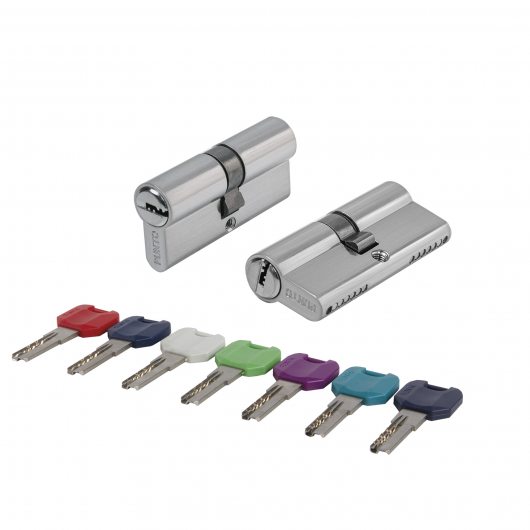 Цилиндровый механизм MaxPro7000Key70mm(30+10+30) SSC сатин.хром 7key  — фото 1