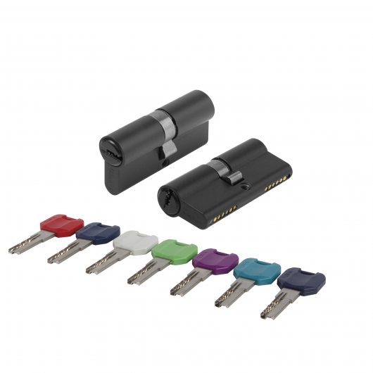 Цилиндровый механизм MaxPro7000Key70mm(30+10+30) BL черный 7key  — фото 1