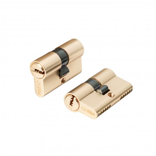 Цилиндровый механизм MaxPro7000Key 52mm (21+10+21) SSG сатин.золото 7key — фото 1