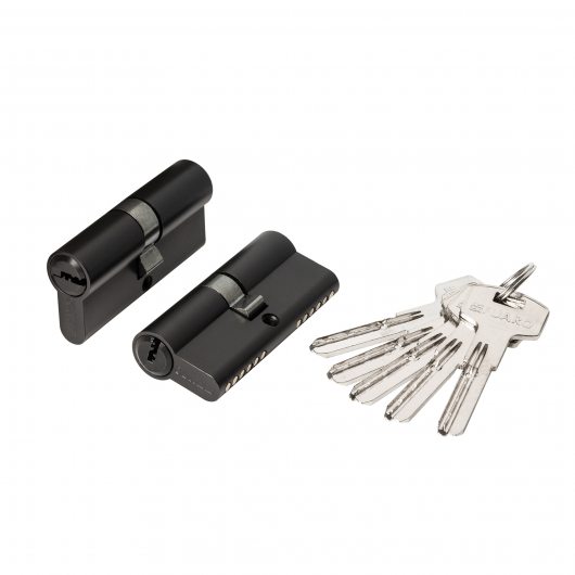 Цилиндровый механизм (200 ZA/70) 2000ZAKey70(30+10+30) BL черный 5Key — фото 1