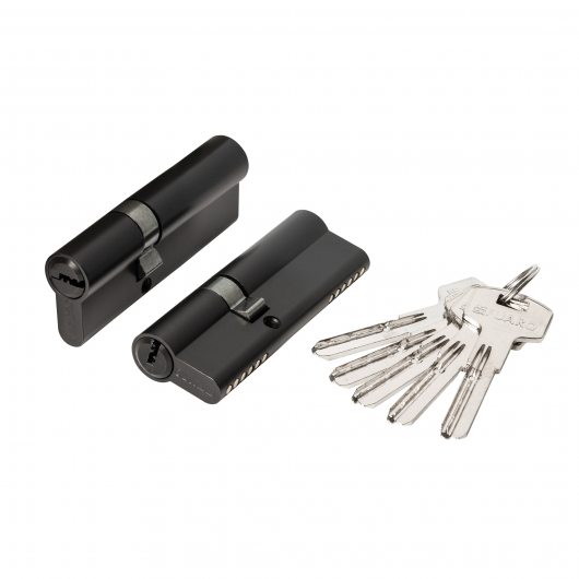 Цилиндровый механизм (200 ZA/80) 2000ZAKey80(30+10+40) BL черный 5Key — фото 1