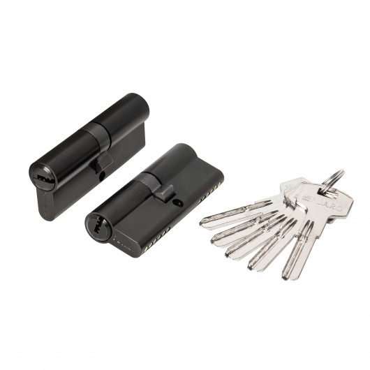 Цилиндровый механизм (200 ZA/80) 2000ZAKey80(35+10+35) BL черный 5Key — фото 1