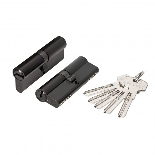 Цилиндровый механизм (200 ZA/90) 2000ZAKey90(40+10+40) BL черный 5Key — фото 1