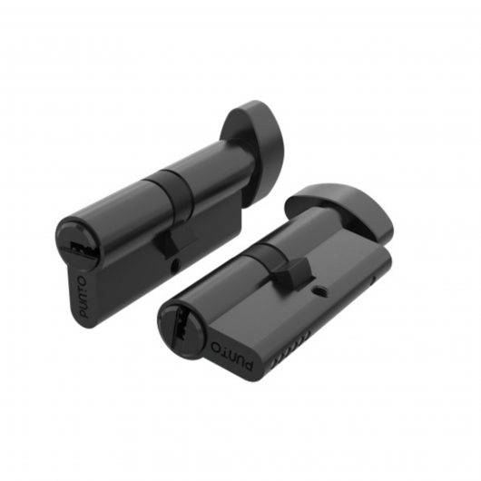 Цилиндровый механизм Z3002Knob90(40+10+40) с вертушкой BL черный — фото 1