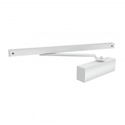 Доводчик дверной со скользящей тягой DCSLIDER45 WH (белый) — фото 1