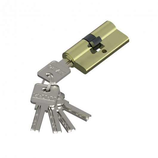 Цилиндр Браво ключ/ключ AЕK-60-30/30 G Золото — фото 1