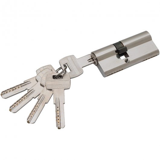 Цилиндр Ключ-ключ Браво Apecs SM-70 NI Никель — фото 1