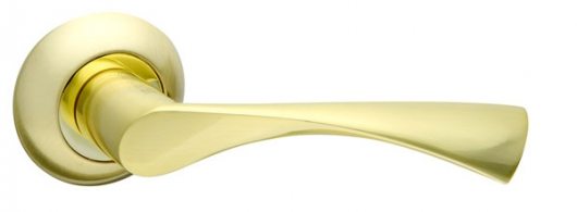Ручка раздельная FUARO PRIMA RM SG/GP-4 матовое золото/золото — фото 1