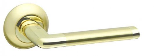 Ручка раздельная FUARO TEMPO RM SG/GP-4 матовое золото/золото — фото 1